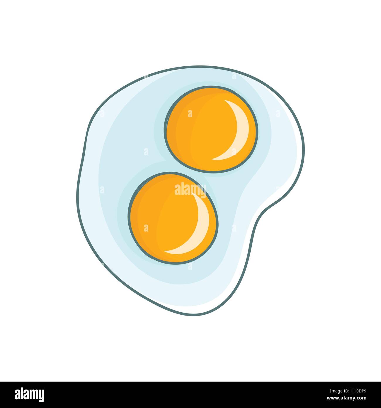 Huevos fritos, icono de estilo de dibujos animados Imagen Vector de stock - Alamy Huevos fritos, icono de estilo de dibujos animados Imagen Vector de stock - Alamy