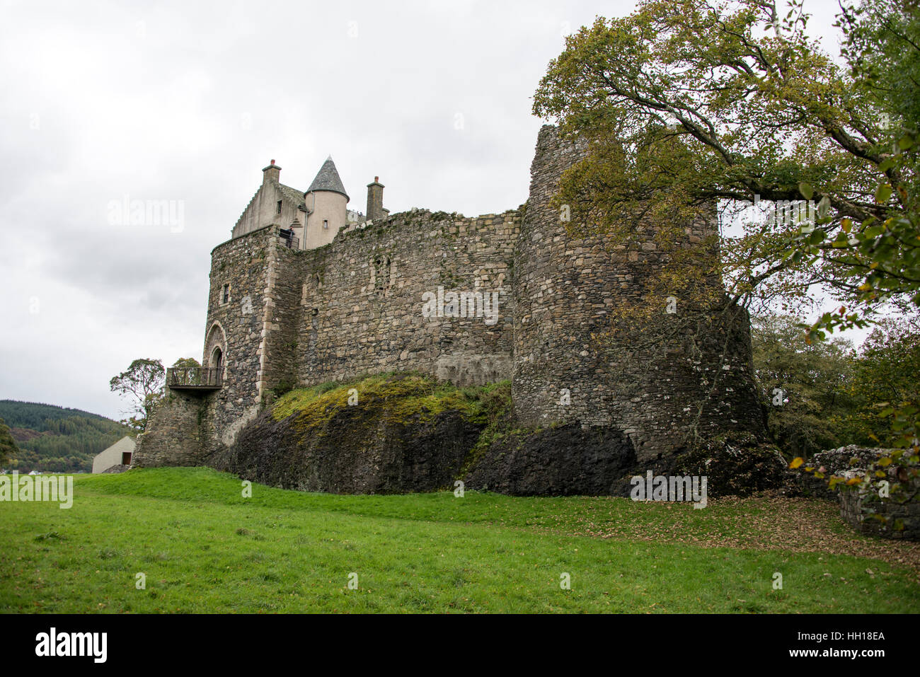 Dunstaffnage Castle, Escocia Foto de stock