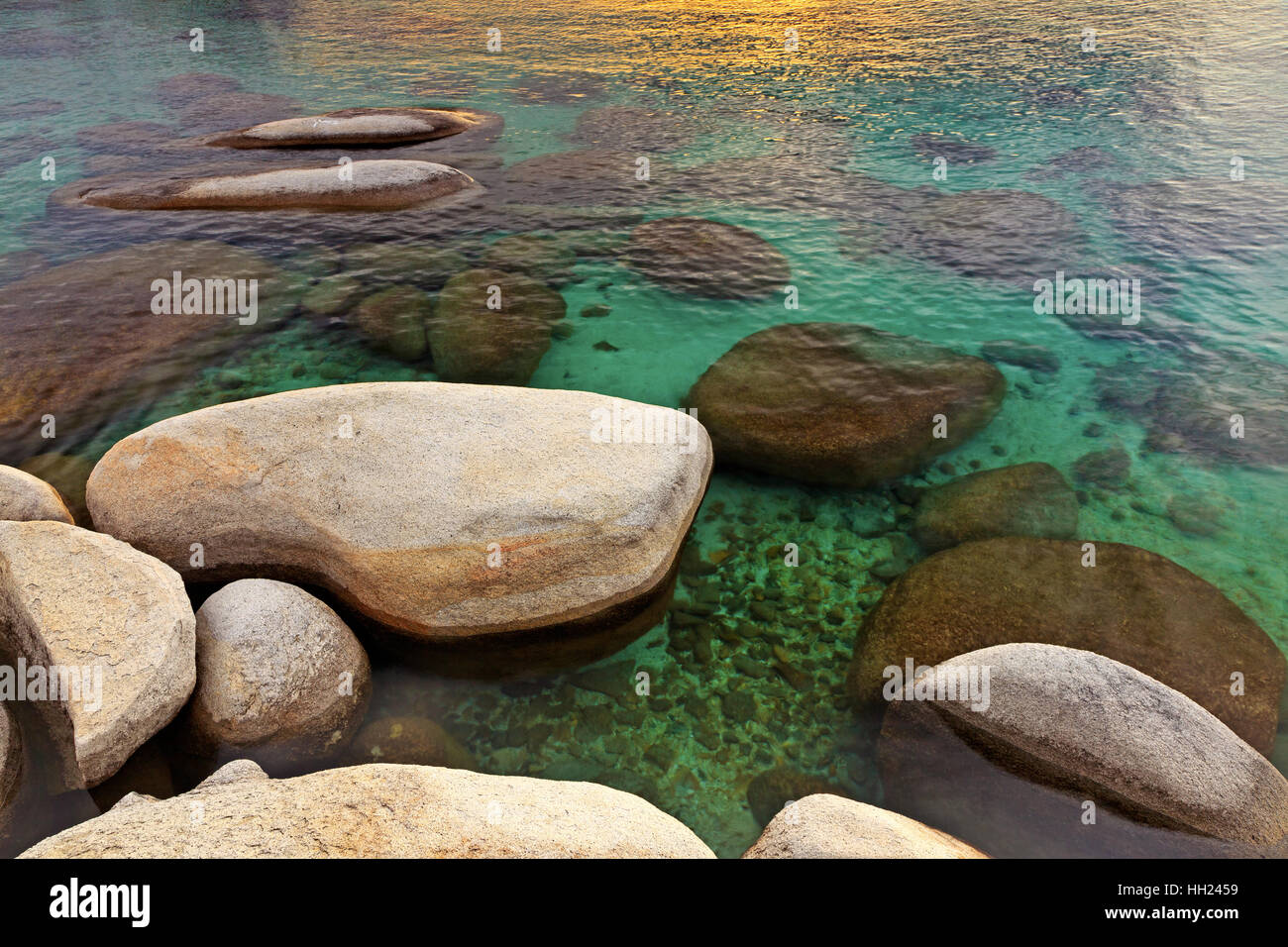 Hermoso lago Tahoe California Foto de stock