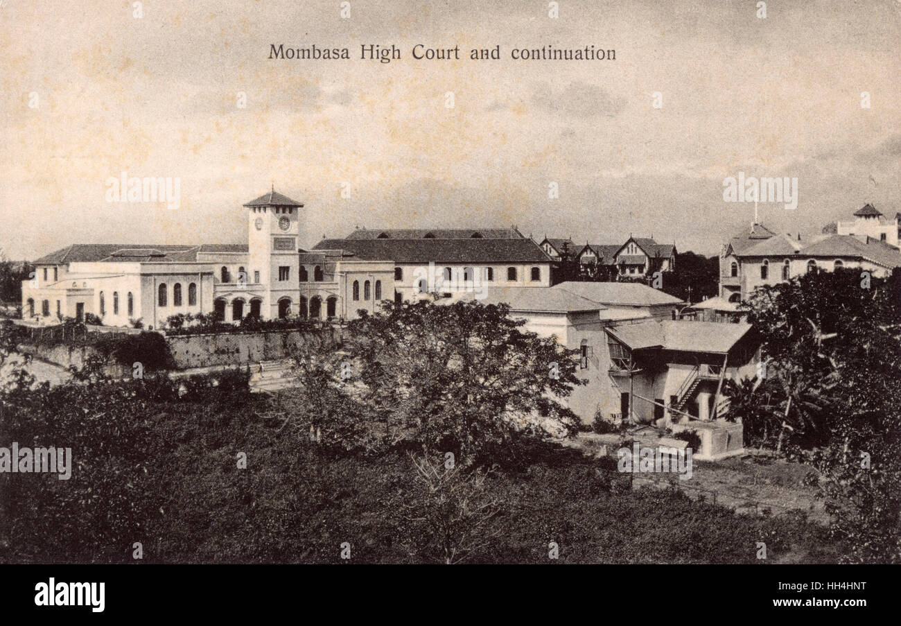 Tribunal Superior, Mombasa, Kenya, África oriental Foto de stock