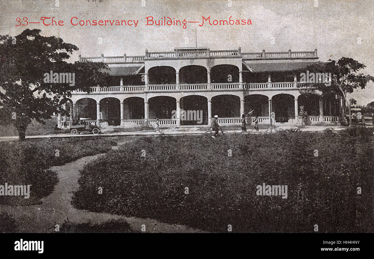 Conservancy Building, Mombasa, Kenia, África Oriental Foto de stock