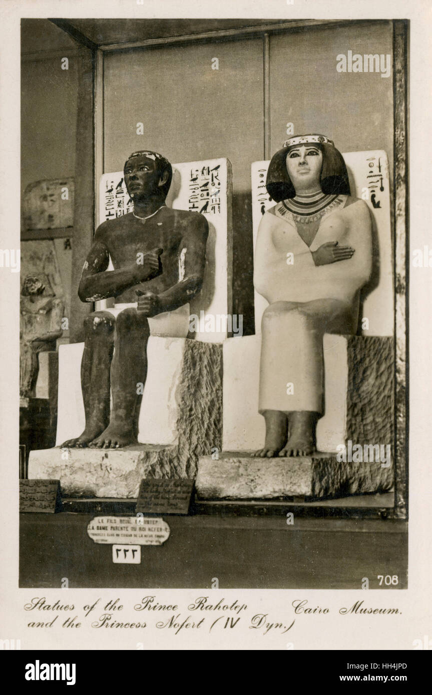 Estatuas rahotep y nofret fotografías e imágenes de alta resolución Alamy
