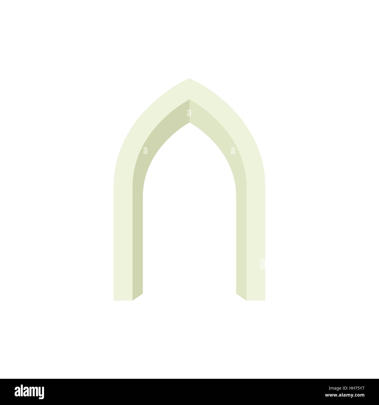 Portal gótico icono en el estilo de dibujos animados Imagen Vector de stock  - Alamy