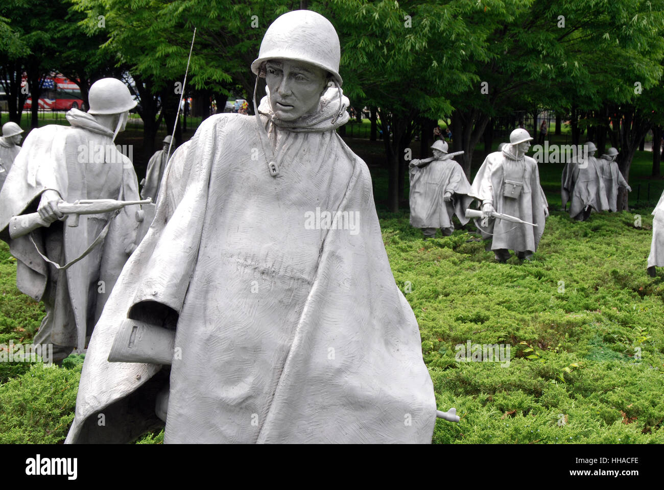 Memorial de la guerra de Corea Foto de stock