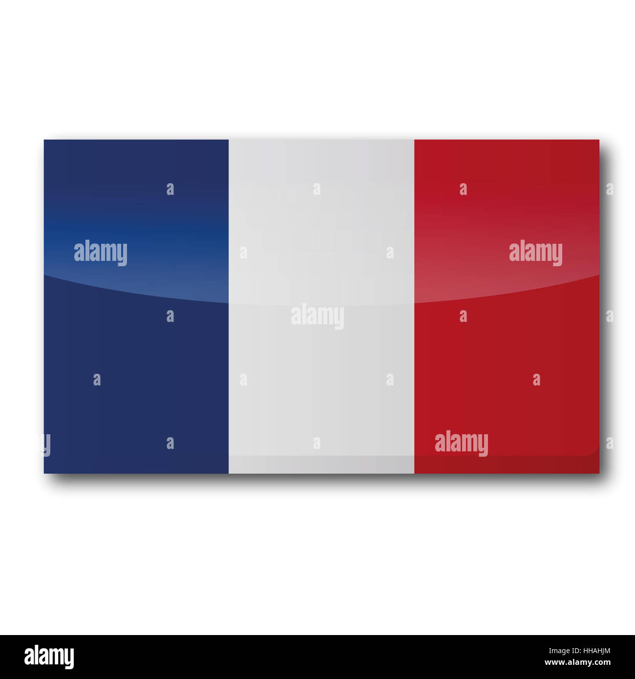 Bandera de Francia Foto de stock