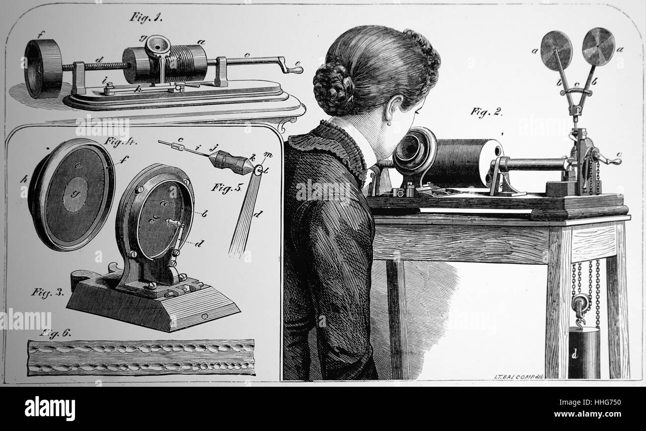 Primer fonógrafo fotografías e imágenes de alta resolución - Alamy