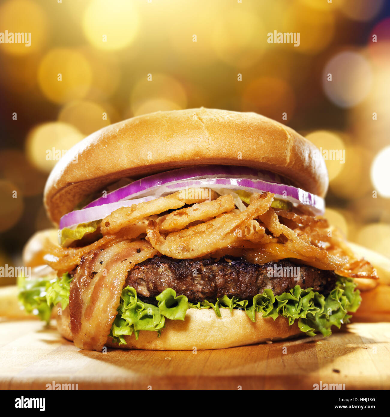 Sándwich, hamburguesa, hamburguesa, hamburguesa con queso, cierre, comida, alimento, grande, grande, Foto de stock