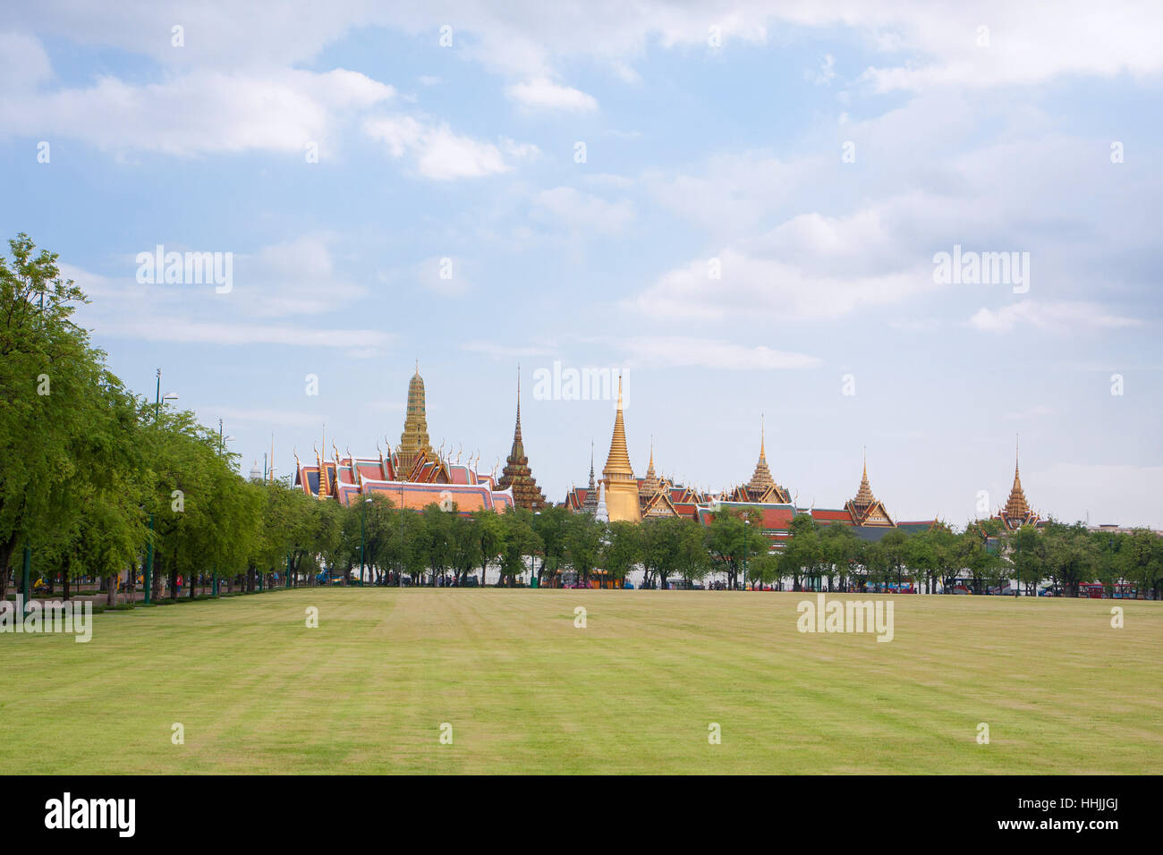 El Grand Palace, Bangkok, Tailandia. Foto de stock
