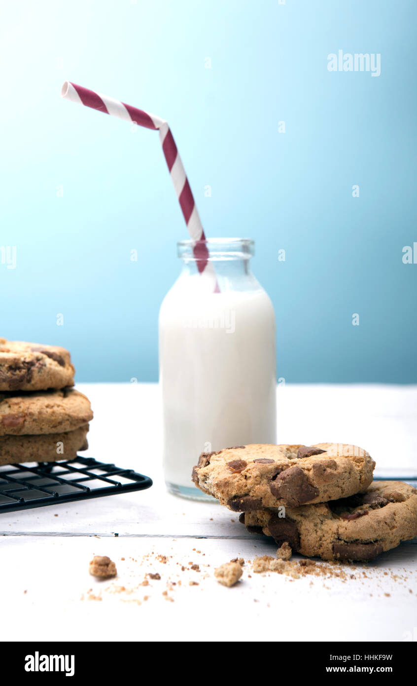 Dulce de leche y galletas caseras Foto de stock