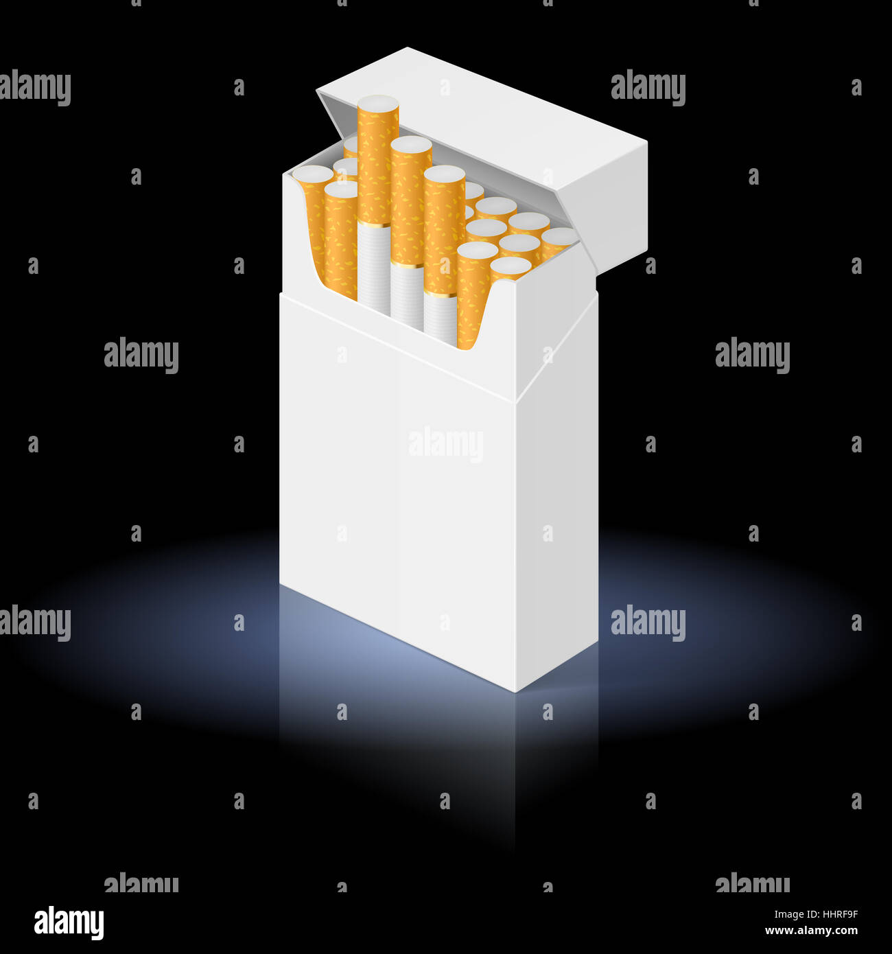 Peligro de cigarros, puros, objeto, salud, aislados, medicinalmente, médicos Foto de stock