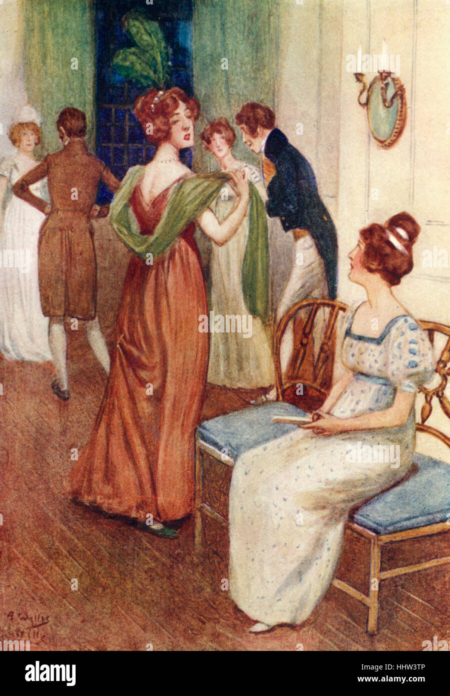 Salon de baile ingles siglo xviii fotografías e imágenes de alta