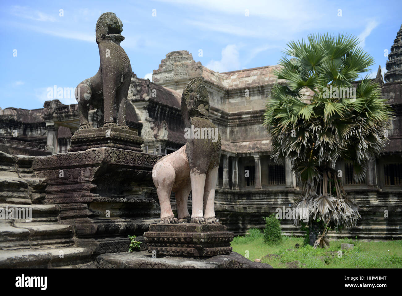 Angkor Wat, Siem Reap, Camboya, en el sudeste de Asia. Foto de stock