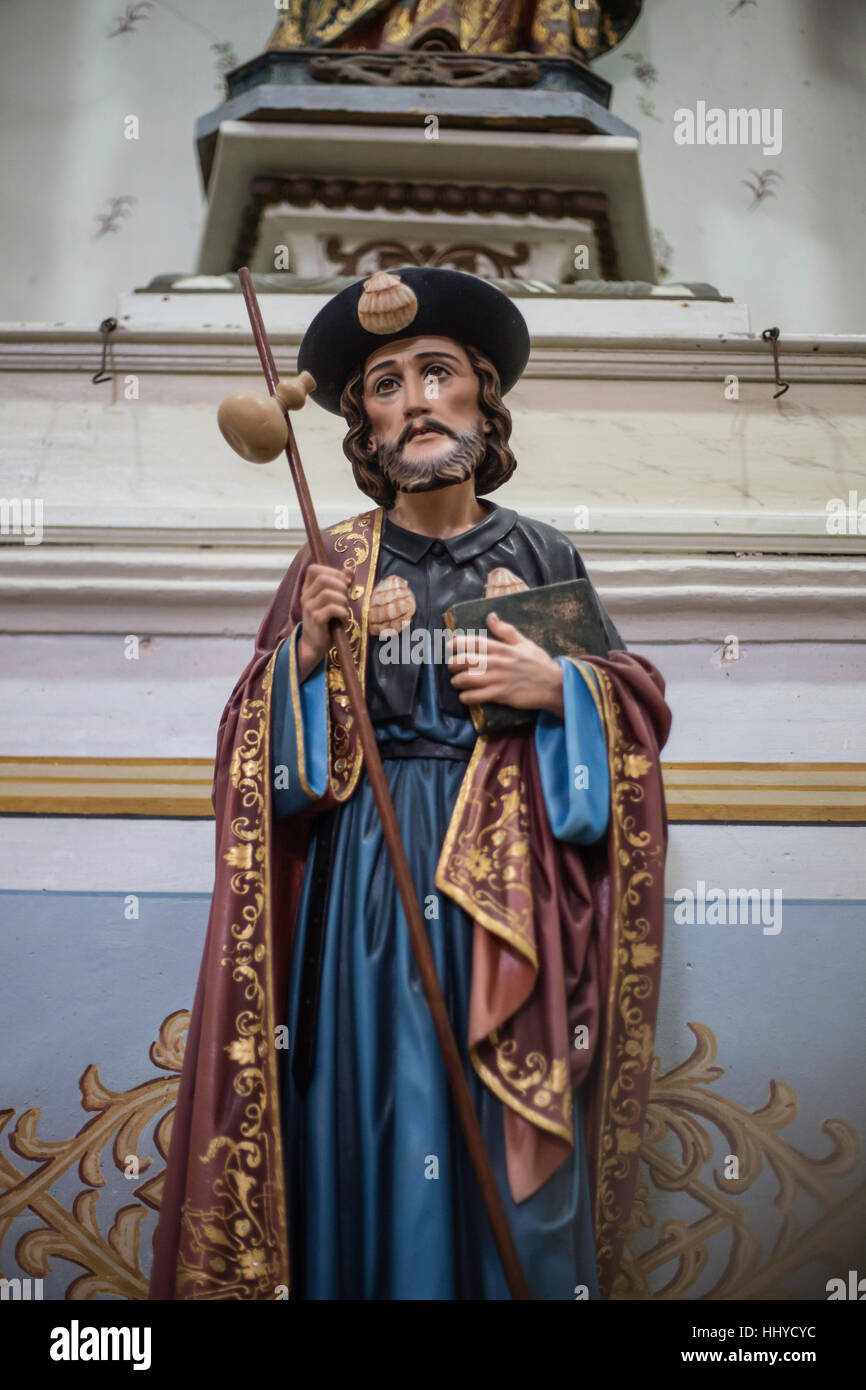 Las religiones estatua, Óbidos, Portugal Foto de stock