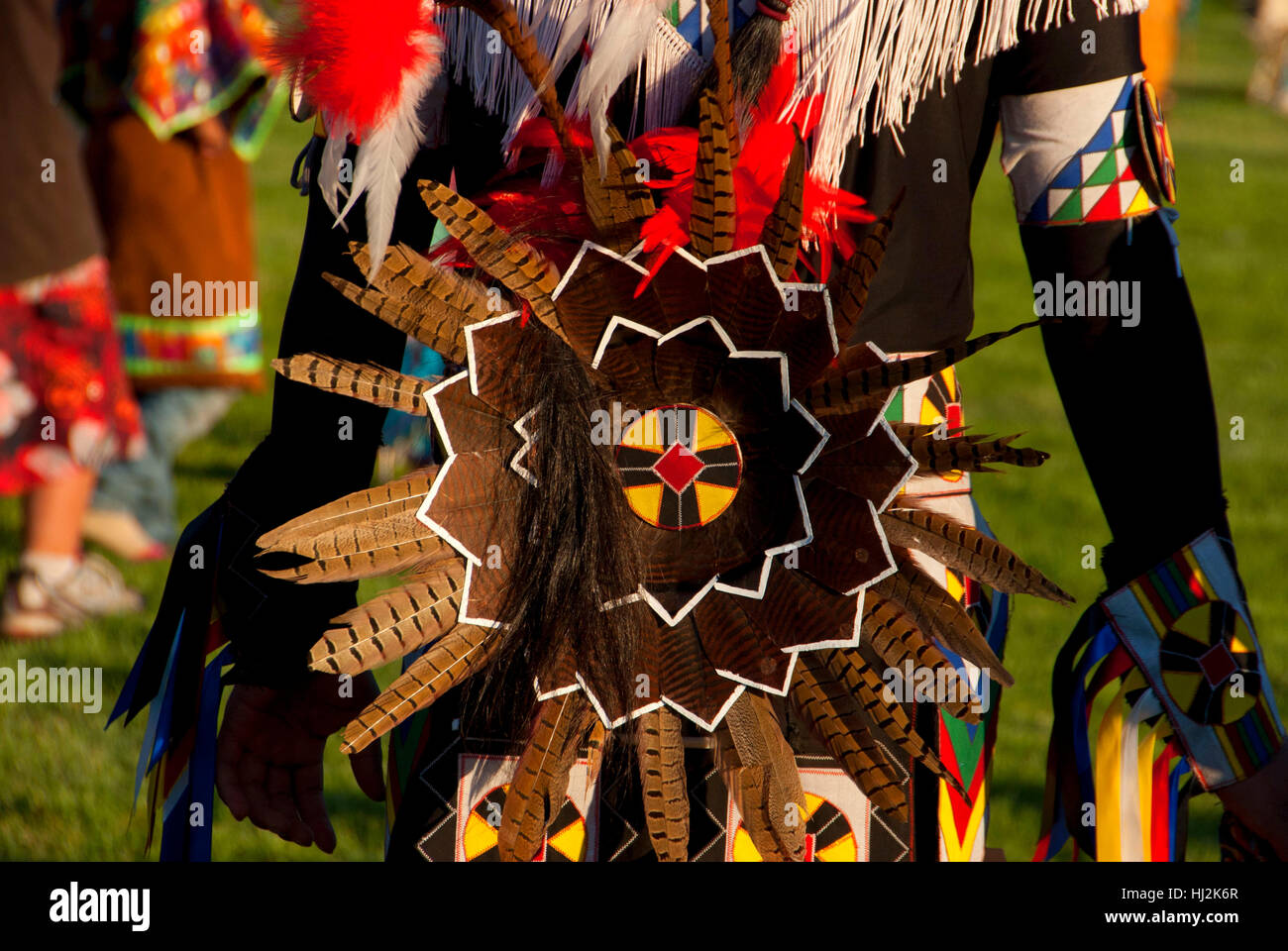 El bullicio, Nativos Americanos Pi-Ume-Sha Tratado Días, Warm Springs Indian Reservation, Oregón Foto de stock