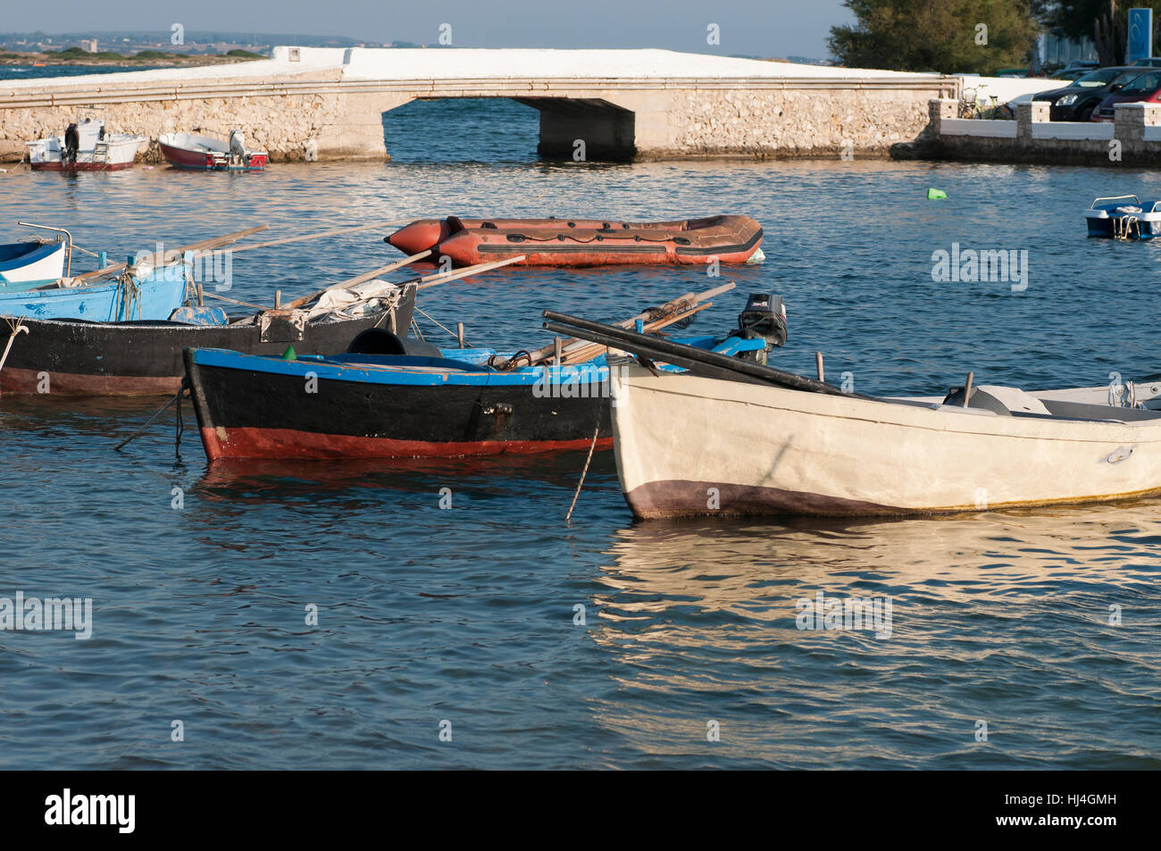 Mar de Porto Cesareo Puglia, Italia. Foto de stock