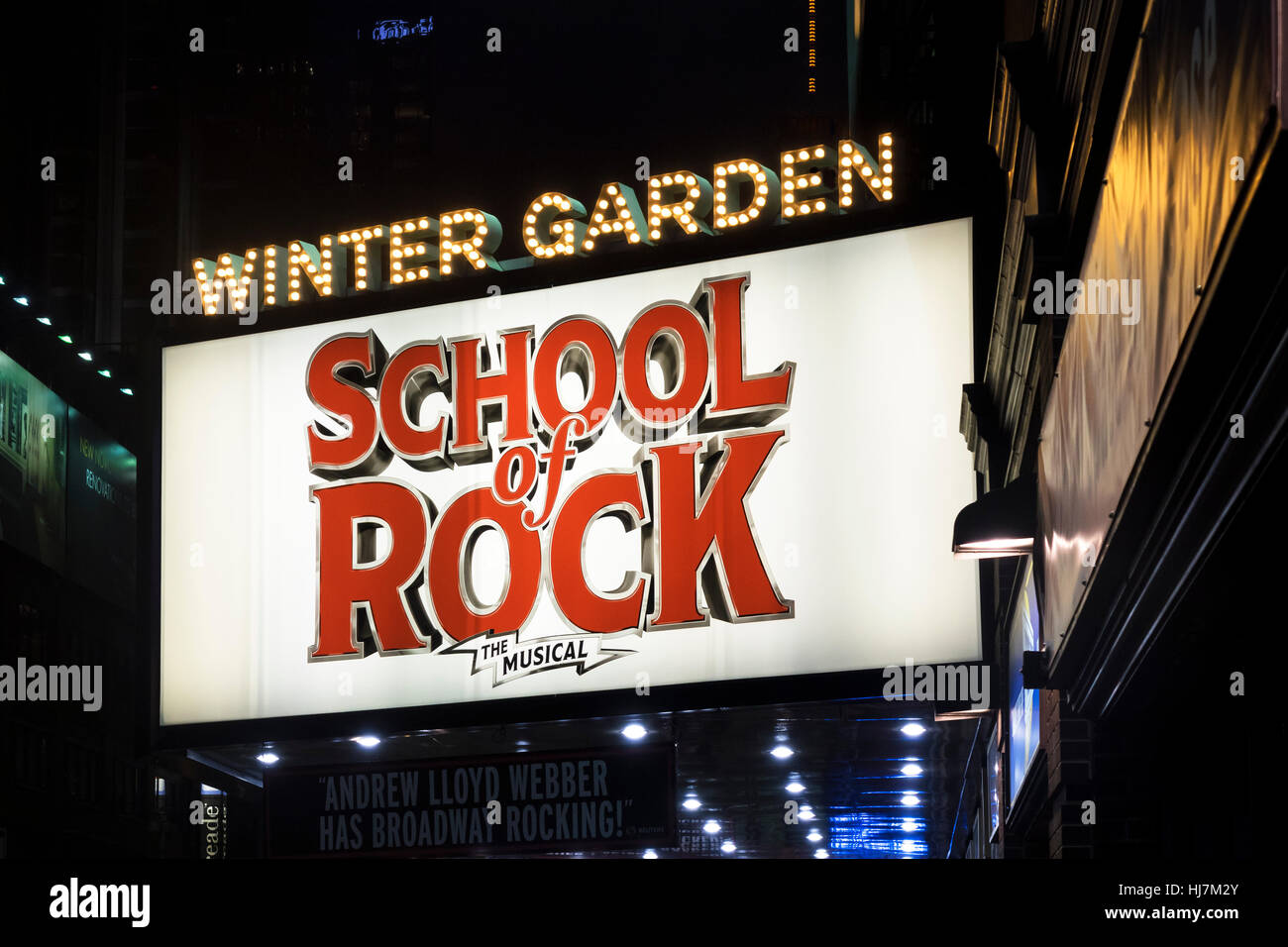 Escuela de Rock, el Musical Foto de stock