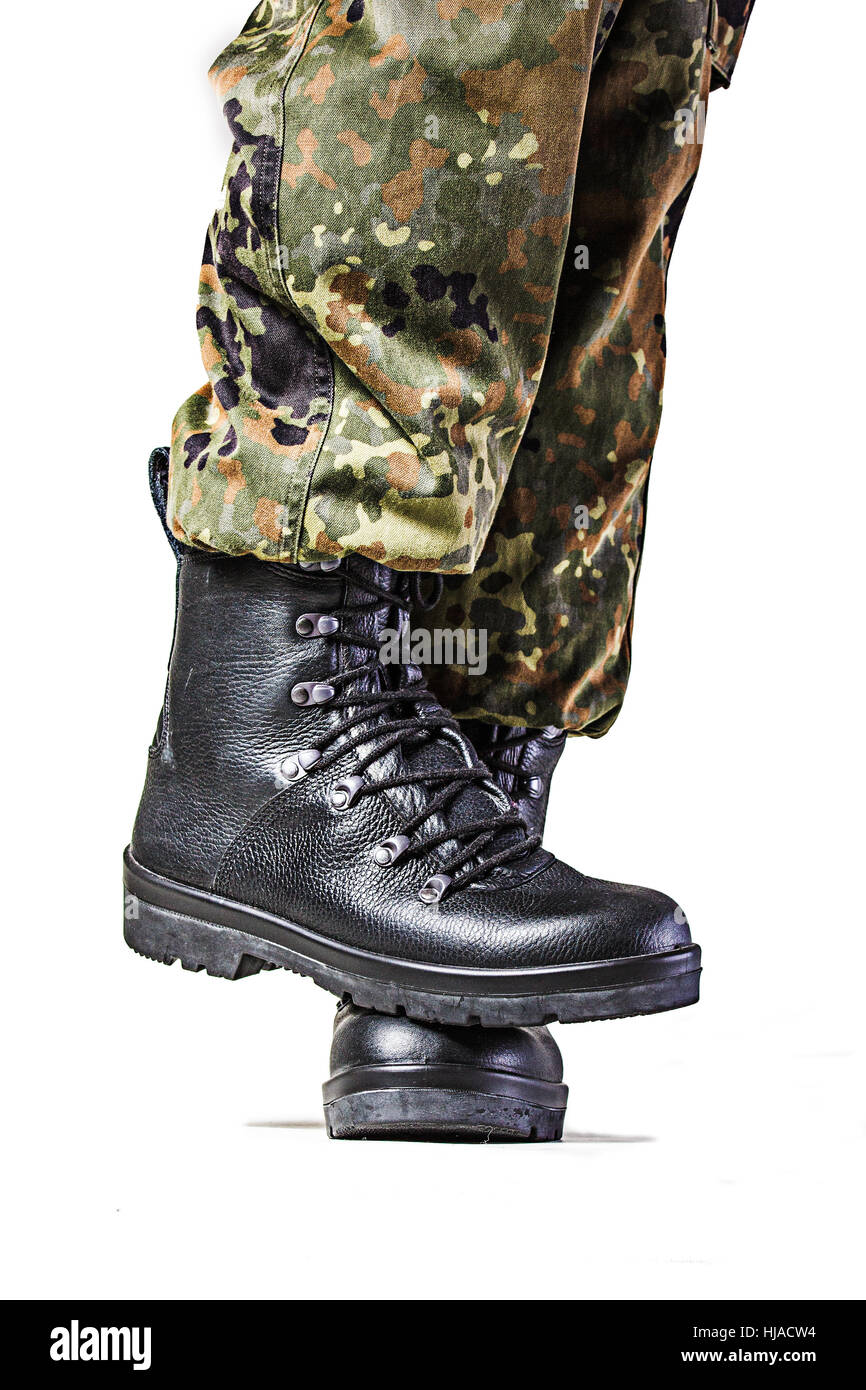 Boot, el el soldado, el uniforme de las fuerzas armadas alemanas, militares, informe, inicio Fotografía - Alamy