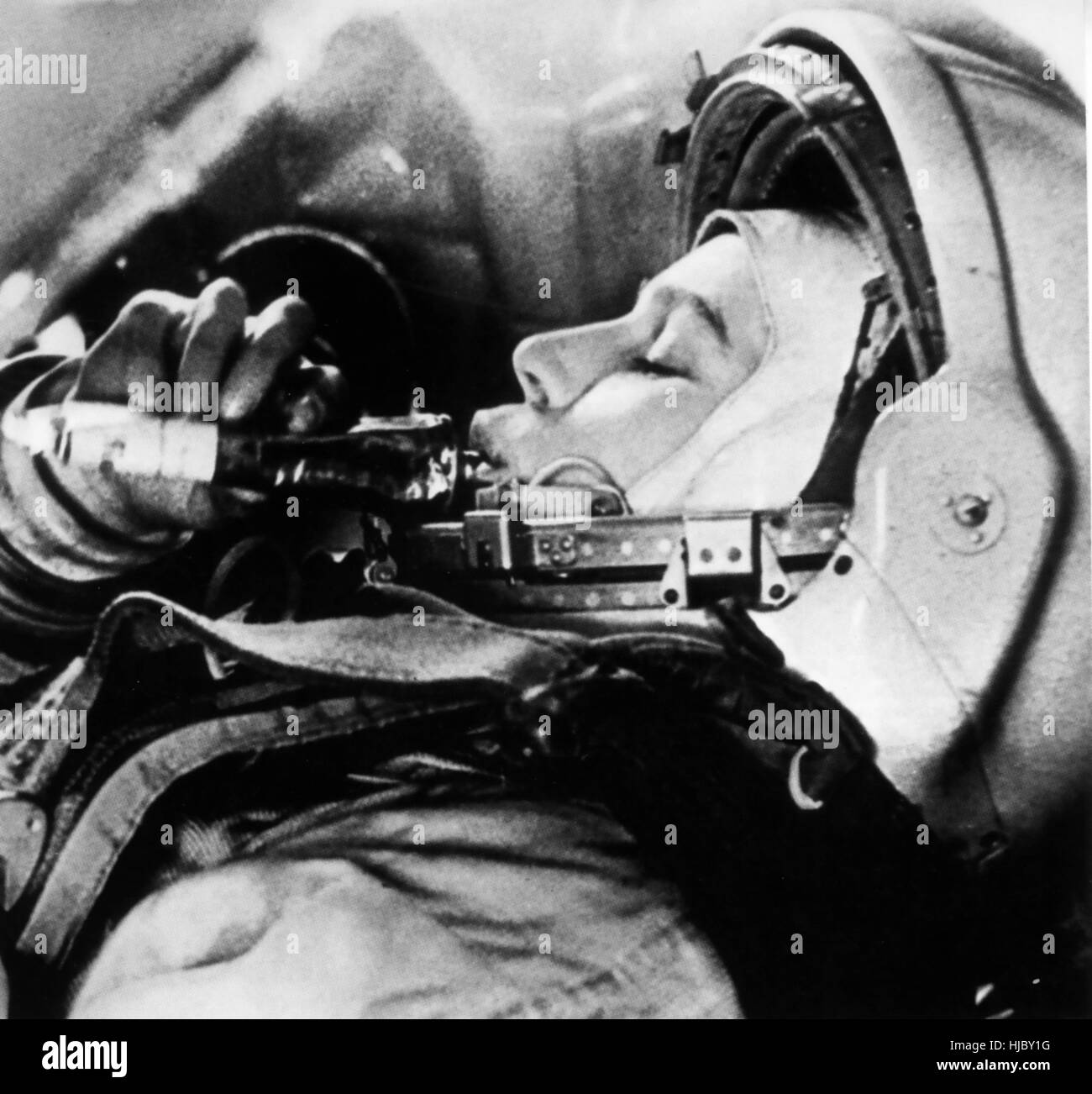 VALENTINA TERESHKOVA primera mujer astronauta ruso a bordo de Vostok 6 el 16 de junio de 1963 Foto de stock
