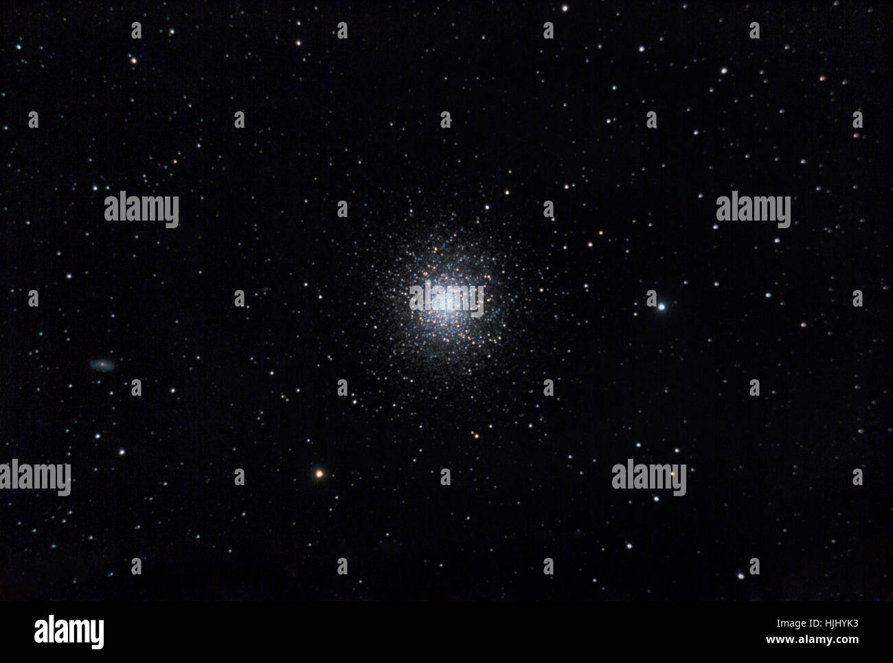 Hercules M13 cúmulo globular de estrellas Foto de stock