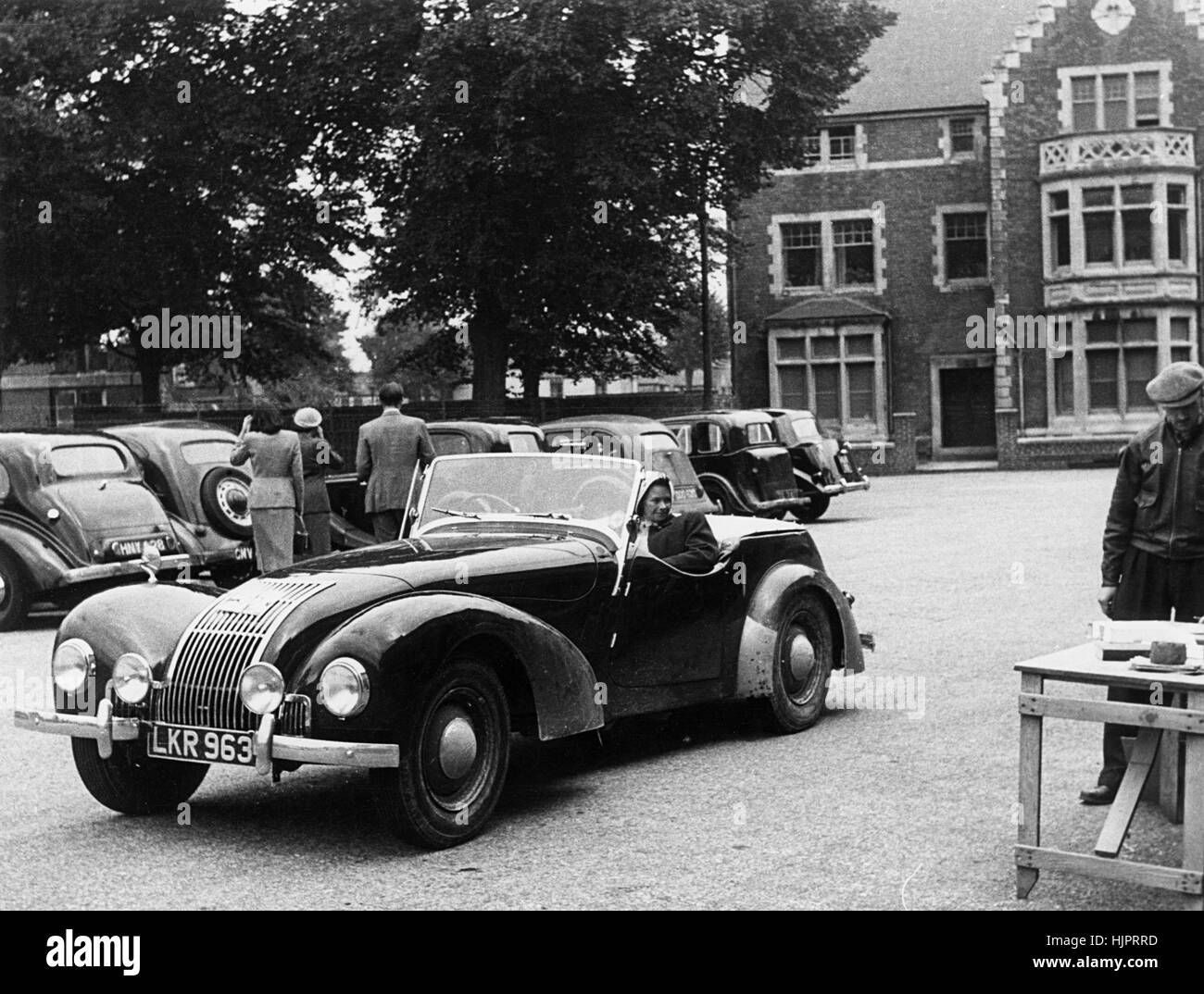 1949 Allard L 4 plazas Rally de Gales el 12 de julio de 1952 Foto de stock