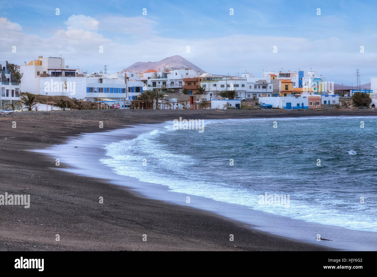 Puerto de La Laja, Fuerteventura, Islas Canarias, España Foto de stock
