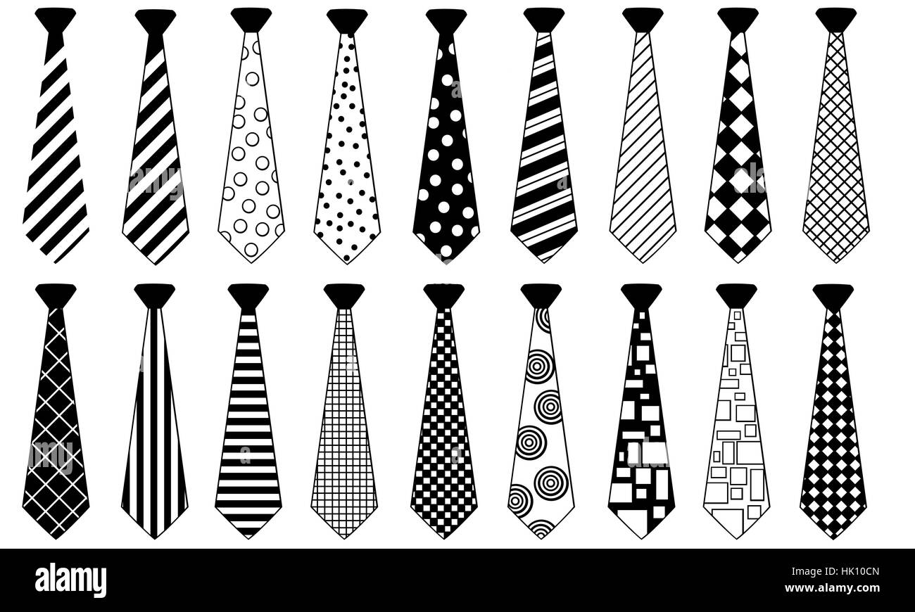 Patrón de corbata Imágenes de stock en blanco y negro - Alamy