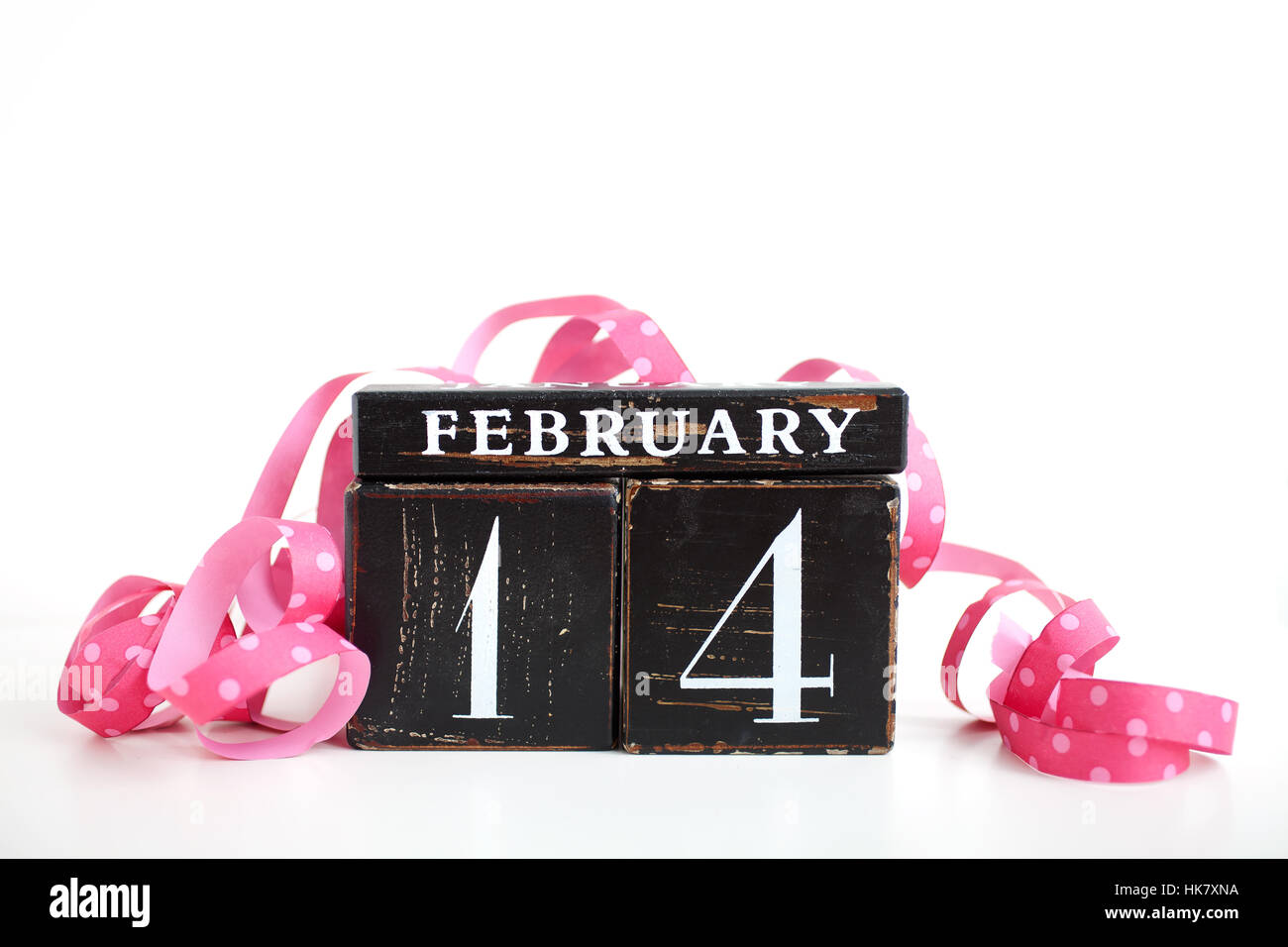 14 de febrero, el Día de San Valentín Foto de stock