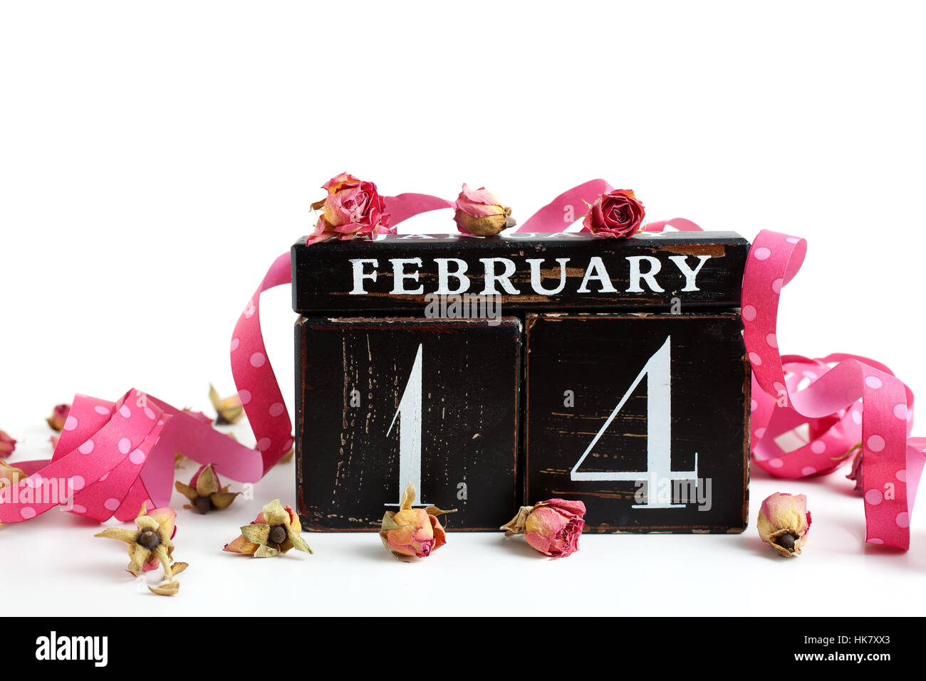 14 de febrero, el Día de San Valentín Foto de stock
