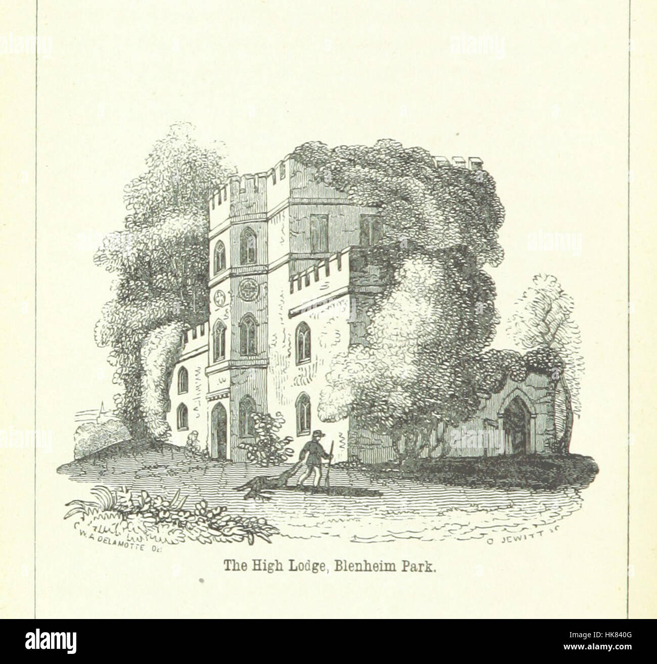 La historia temprana de Woodstock Manor y sus alrededores, en Bladon