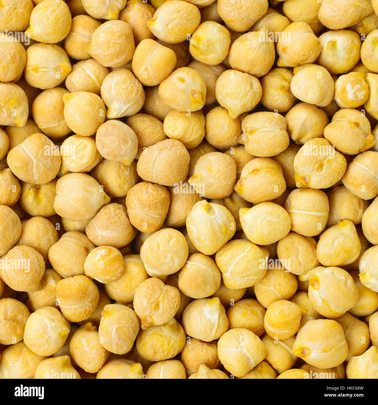 Las semillas de garbanzo o textura de fondo de legumbres crudas alimentos Foto de stock