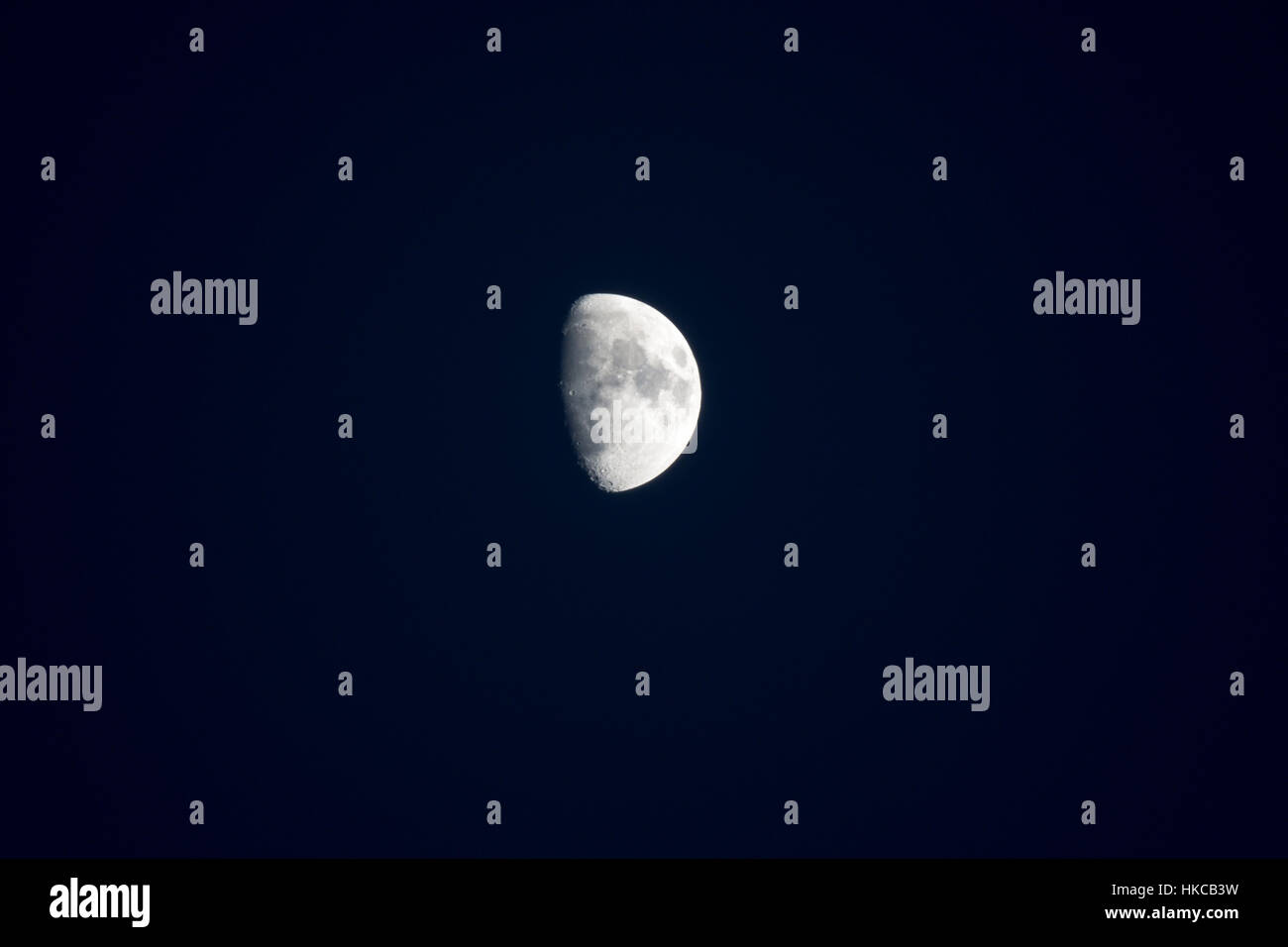 La luna menguante encerar fases de la luna Fotografía de stock Alamy
