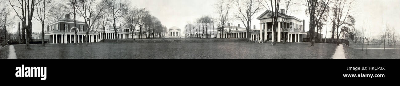 Universidad de Virginia (césped Holsinger) Foto de stock