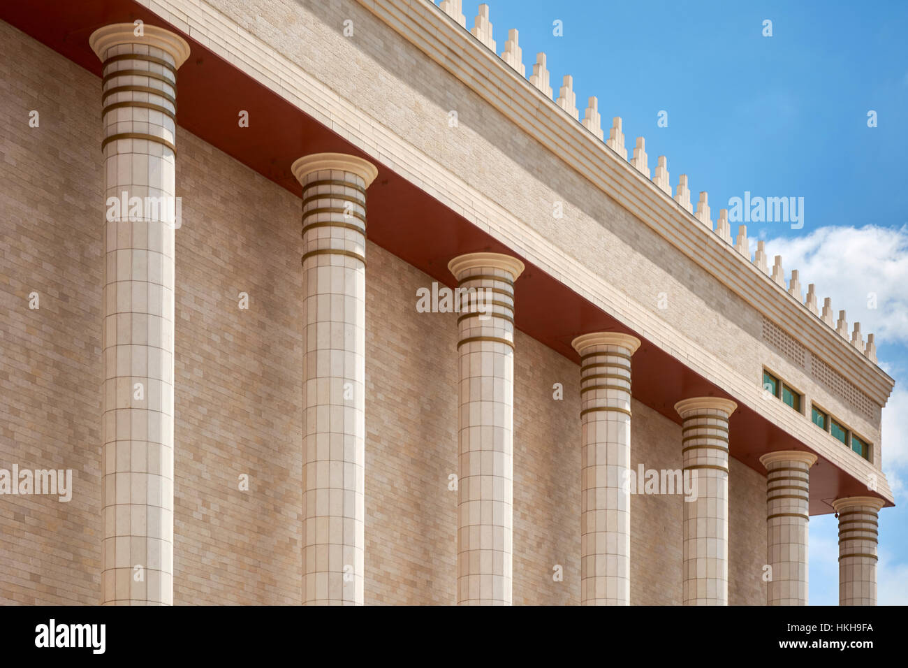 Detalle de la arquitectura de columnas Templo de Salomón, en el Barrio de  Brás, en la ciudad de Sao Paulo, Brasil Fotografía de stock - Alamy