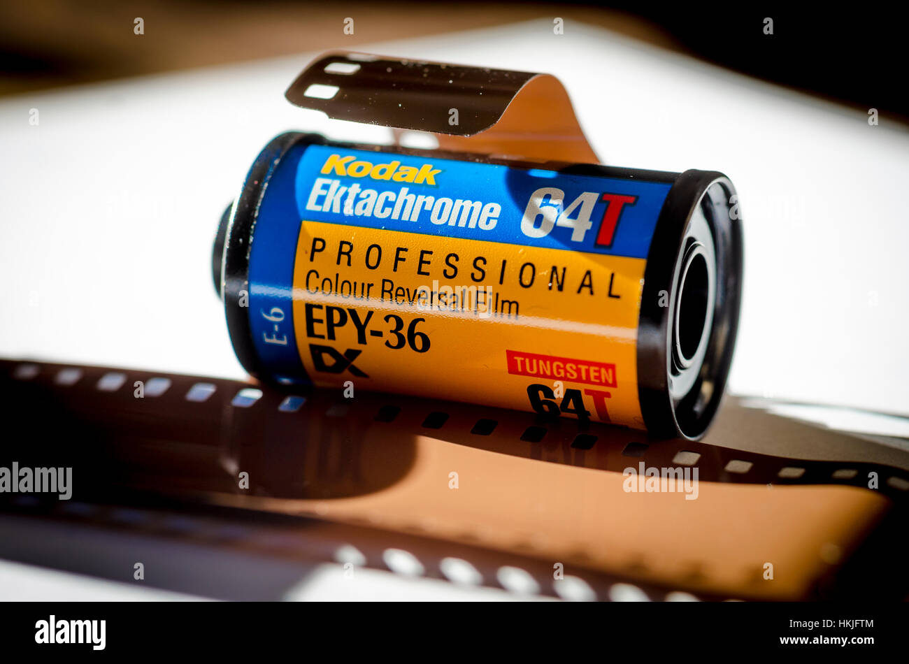 Película de transparencias Ektachrome 35mm Foto de stock