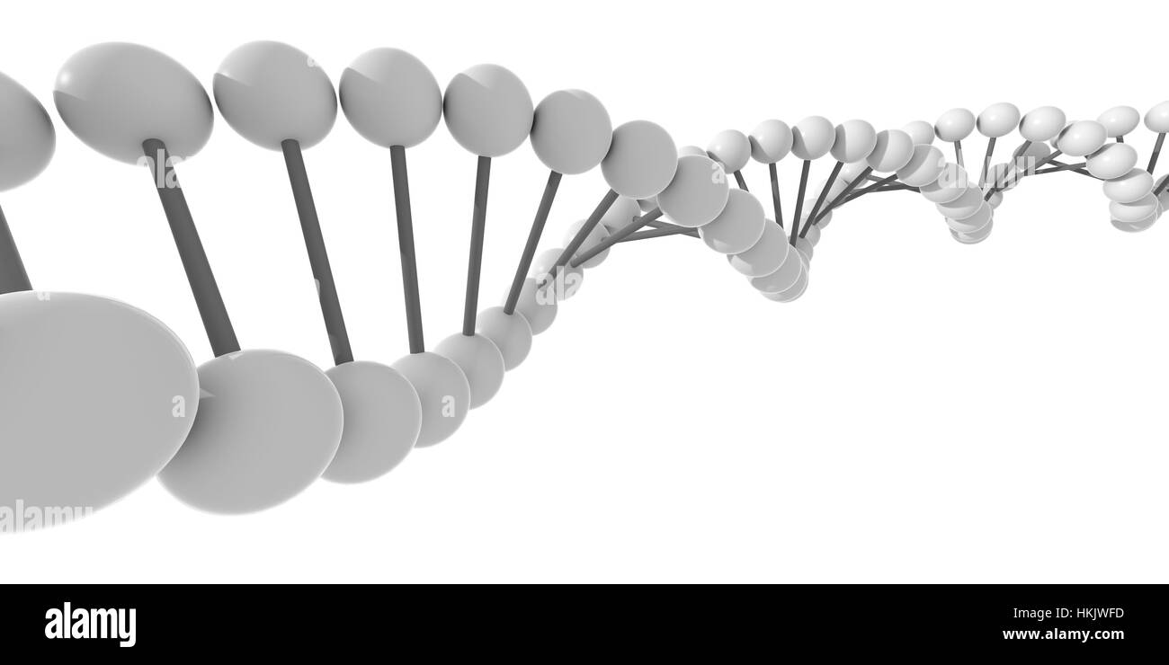 Ilustración de un ADN Foto de stock