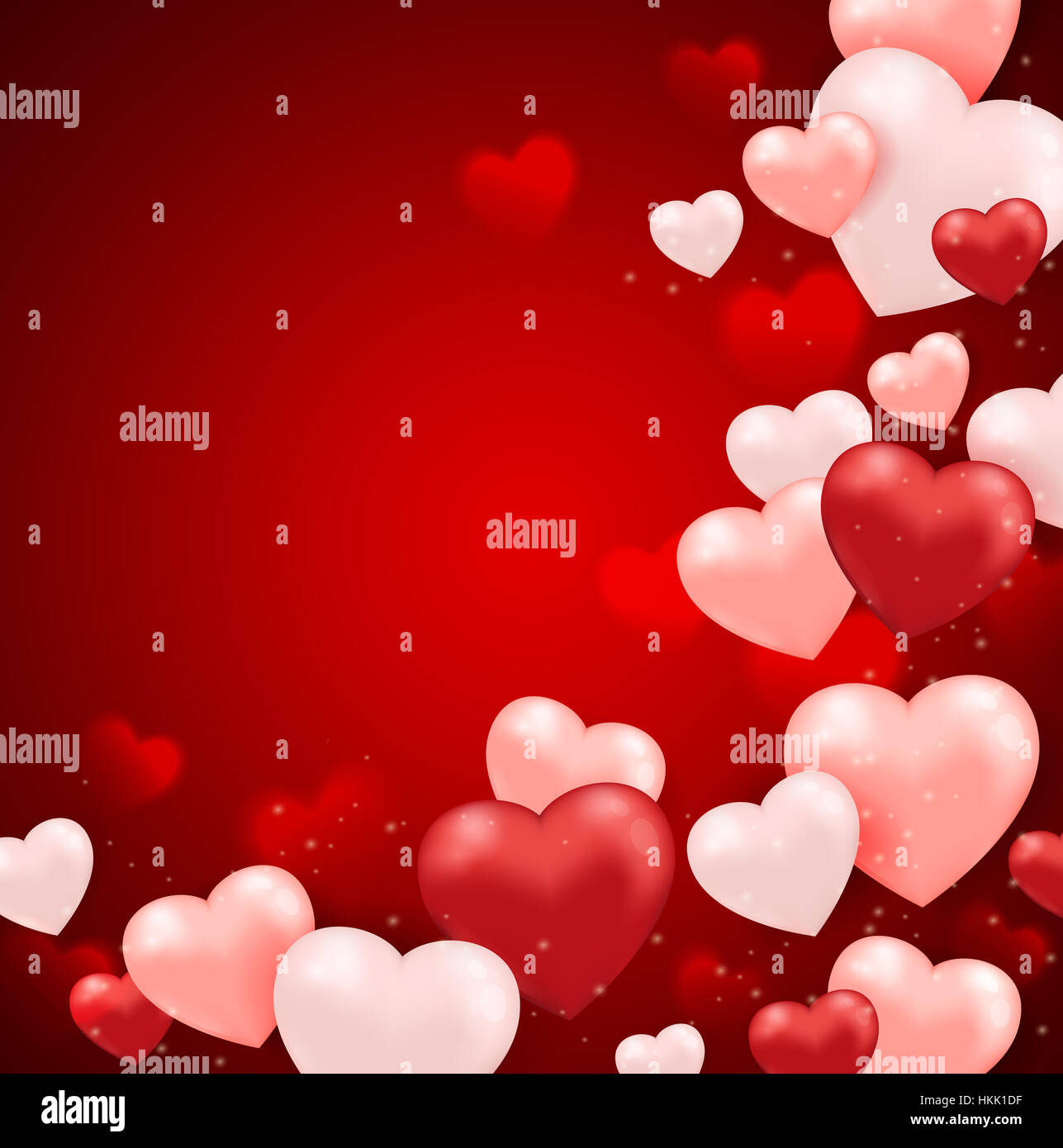 globos metálicos rojos de gran corazón aislados sobre fondo blanco  Fotografía de stock - Alamy