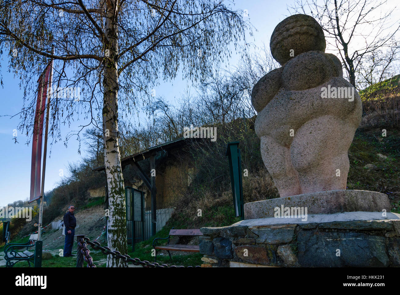 Willendorf in der Wachau agrandamiento de la réplica de la