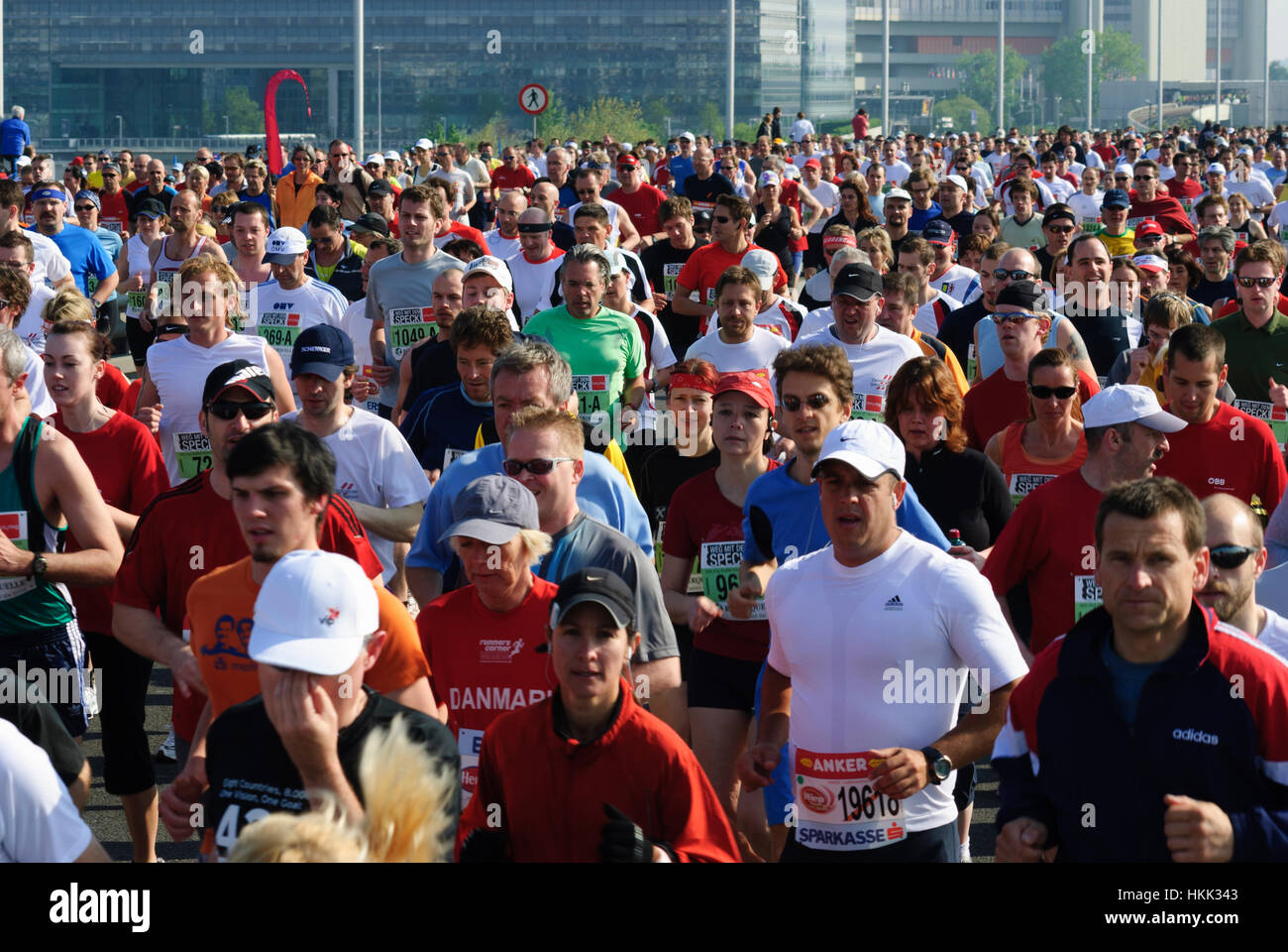 Wien, Viena: Maratón de la ciudad de Viena, 22, Wien, Austria Foto de stock