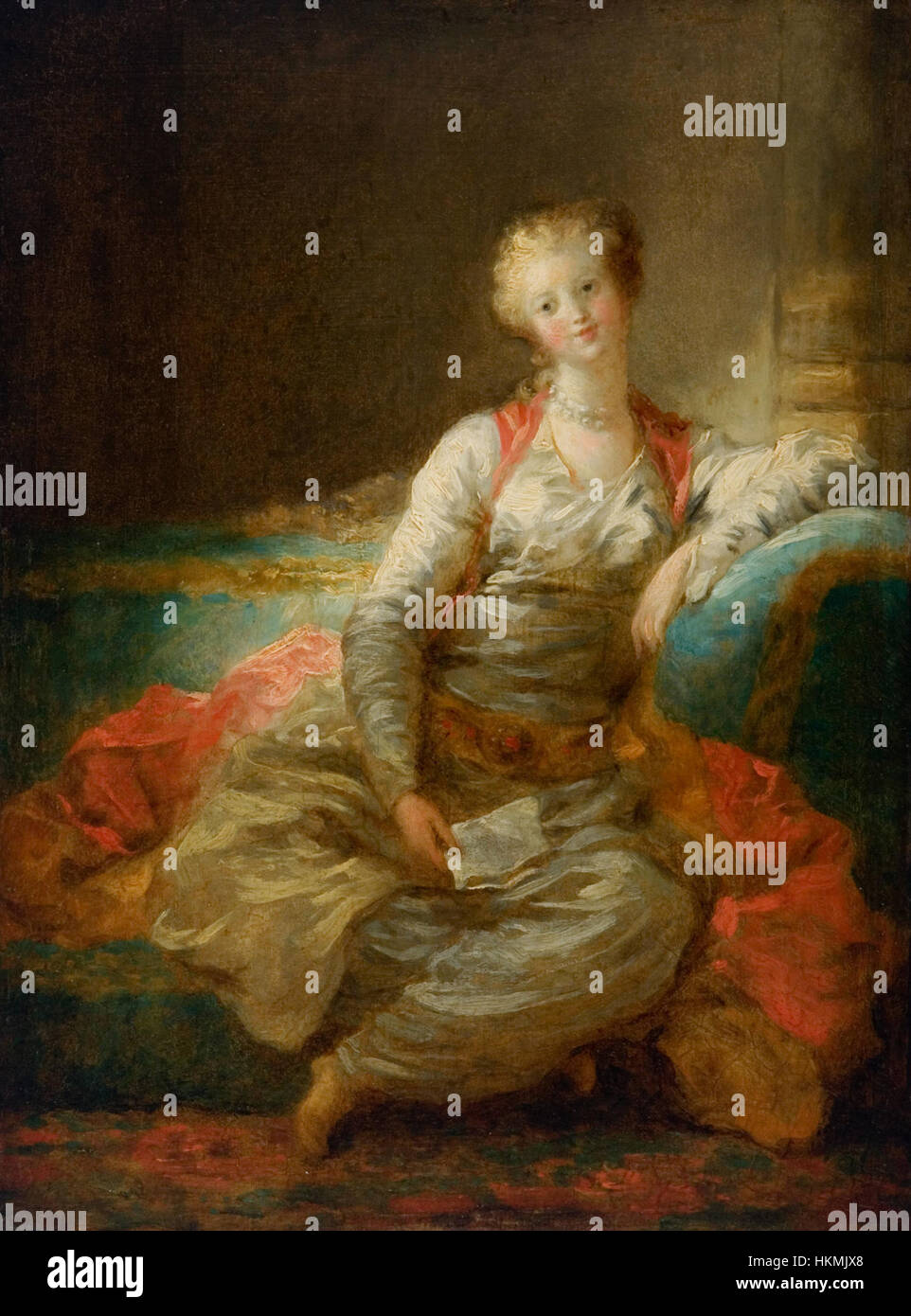 Fragonard, La petite sultane Foto de stock