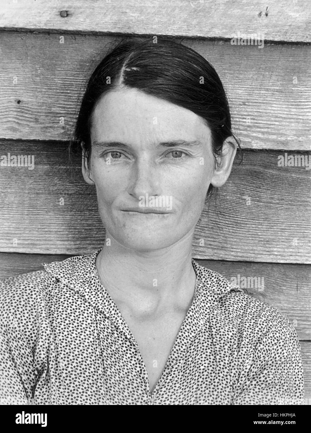 WALKER EVANS (1903-1975) fotógrafo norteamericano cuya labor para la Farm  Security Administration incluido este retrato de Mae Allie Burroughs  adoptadas durante la Gran Depresión de 1935. Foto: FSA Fotografía de stock  - Alamy