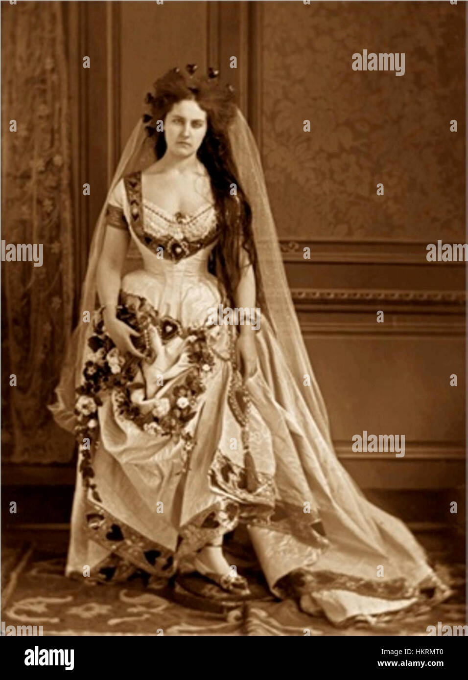 Contesse Virginia de Castiglione (1837-1899) B Foto de stock