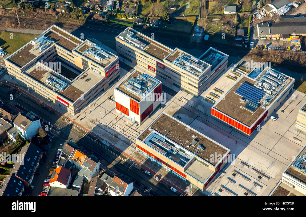 Universidad, Colegio, oeste de Ruhr, campus, Mülheim, área de Ruhr, Renania del Norte-Westfalia, Alemania Foto de stock