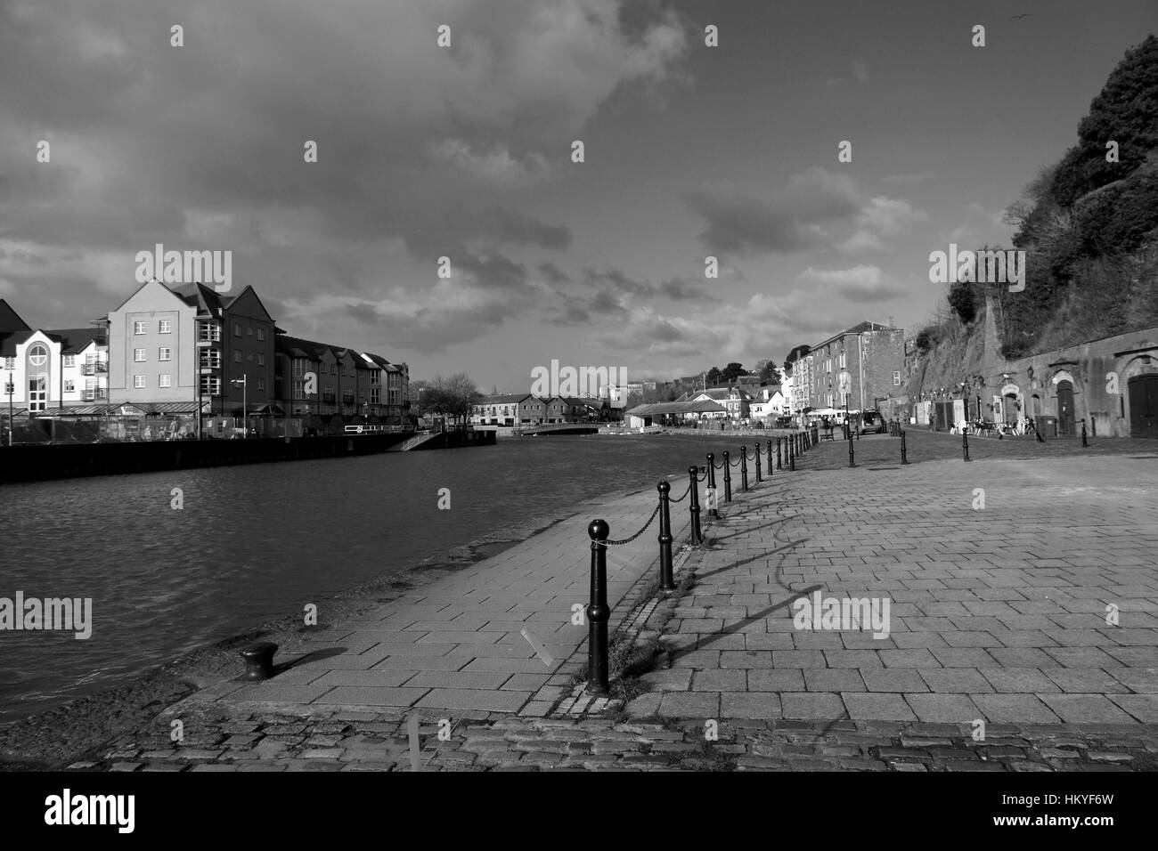 MUELLES DE EXETER Foto de stock