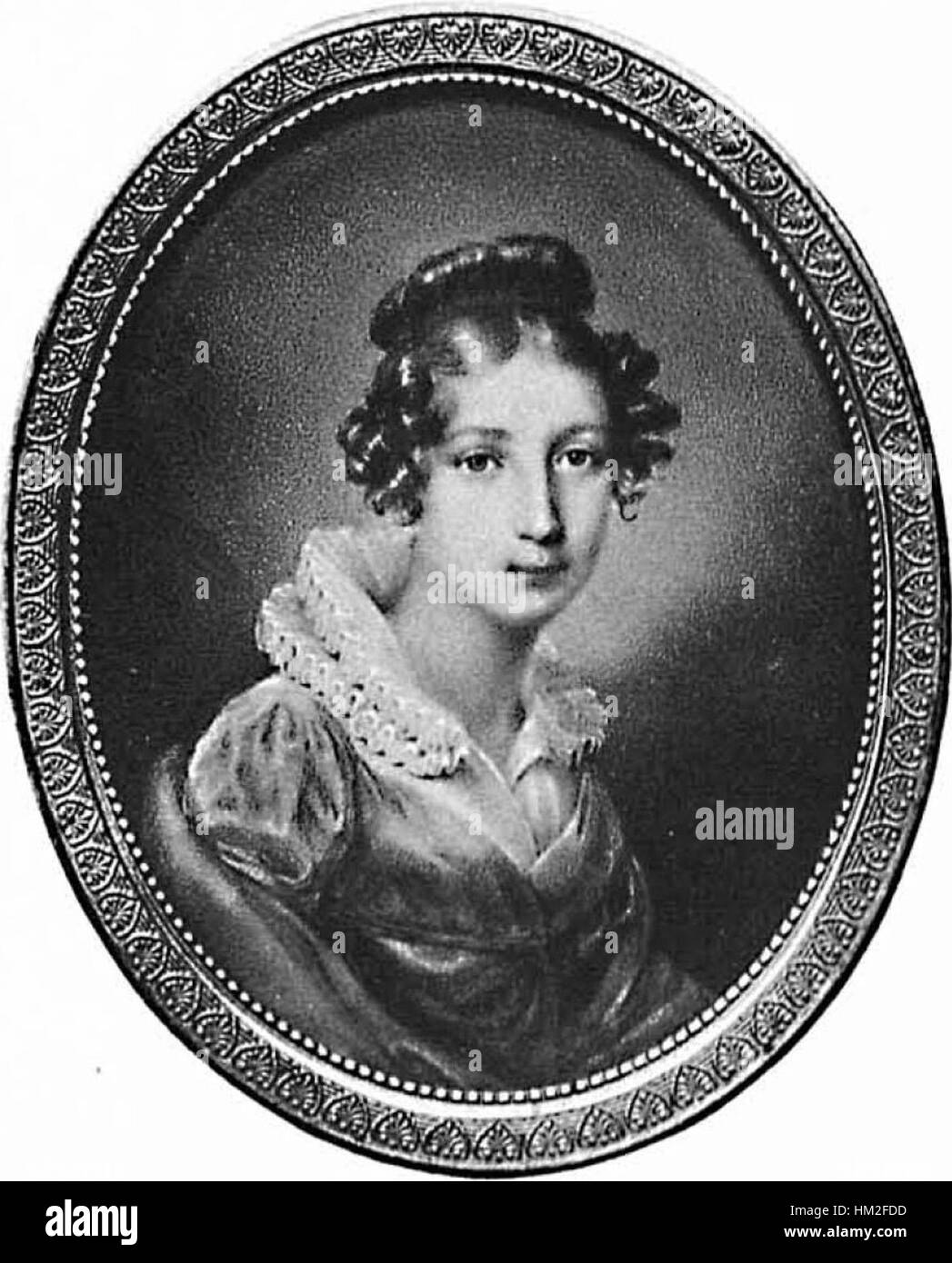 La Contesse Henriette Alexandrowna Mordvinoff Foto de stock
