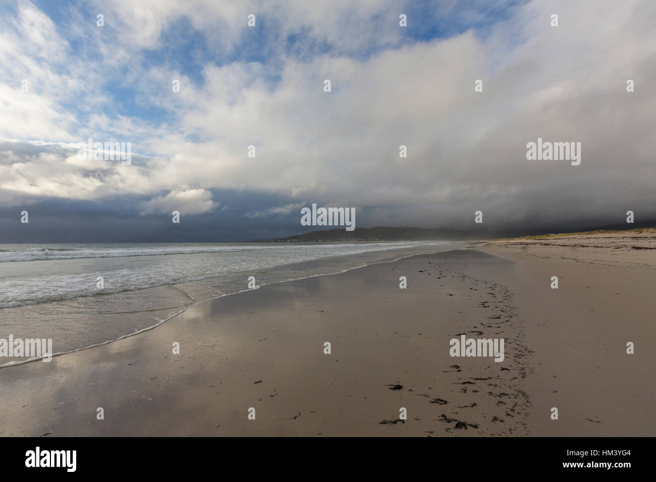Playa de Carnota Foto de stock
