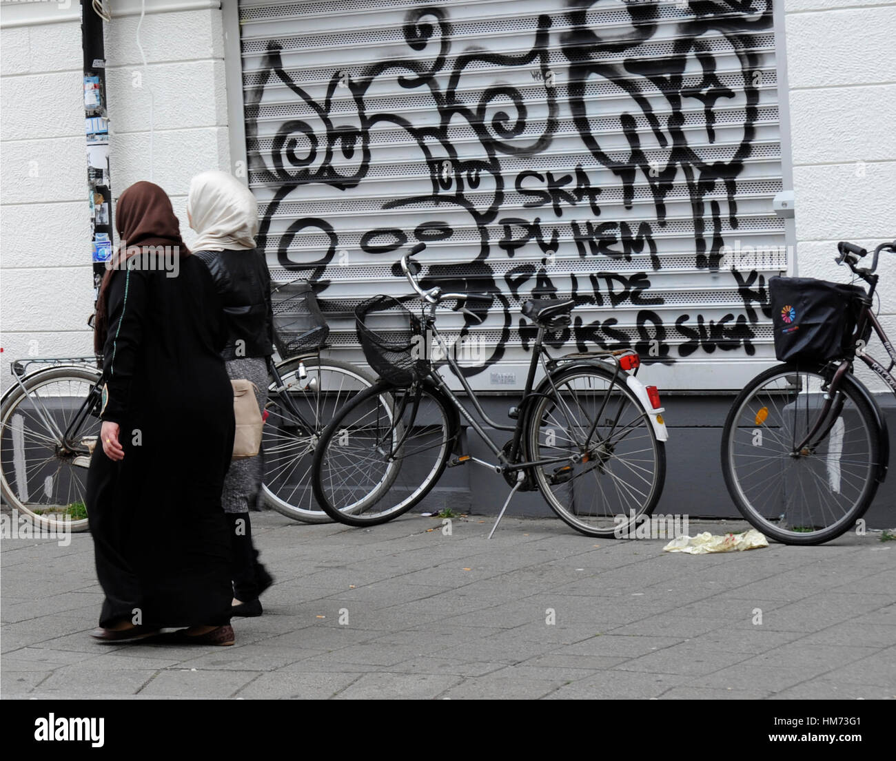 Los inmigrantes. Mollevangen vecindario. Malmo. Suecia Fotografía de stock  - Alamy