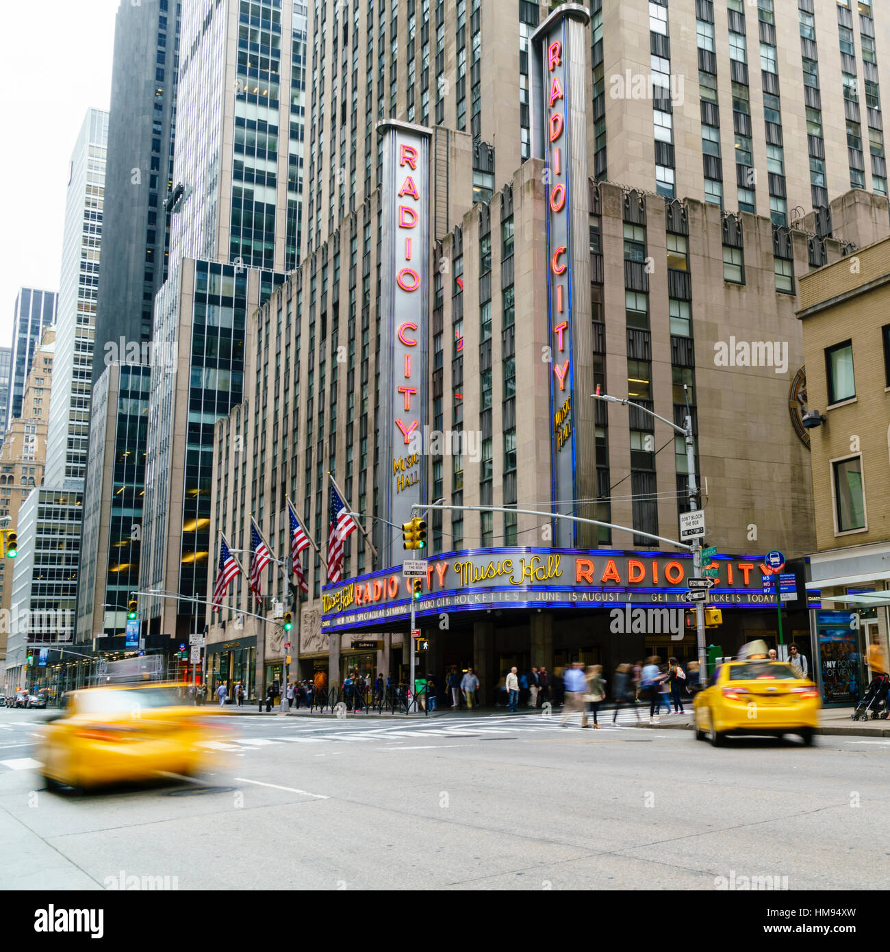 El Radio City Music Hall, Manhattan, Ciudad de Nueva York, Estados Unidos  de América, América del Norte Fotografía de stock - Alamy