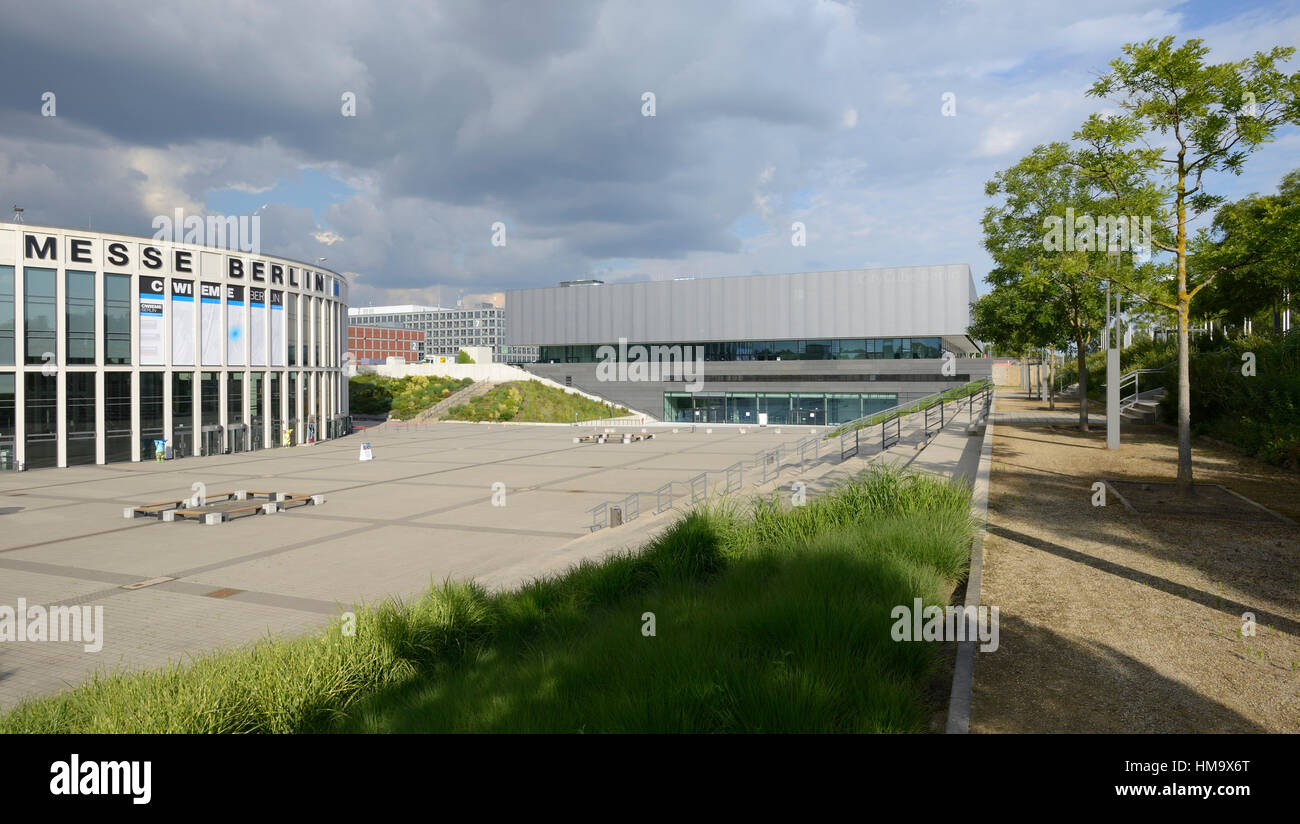 CityCube Berlín, centro de convenciones y exhibiciones, Messedamm, Westend, Berlín, Alemania, Europa Foto de stock