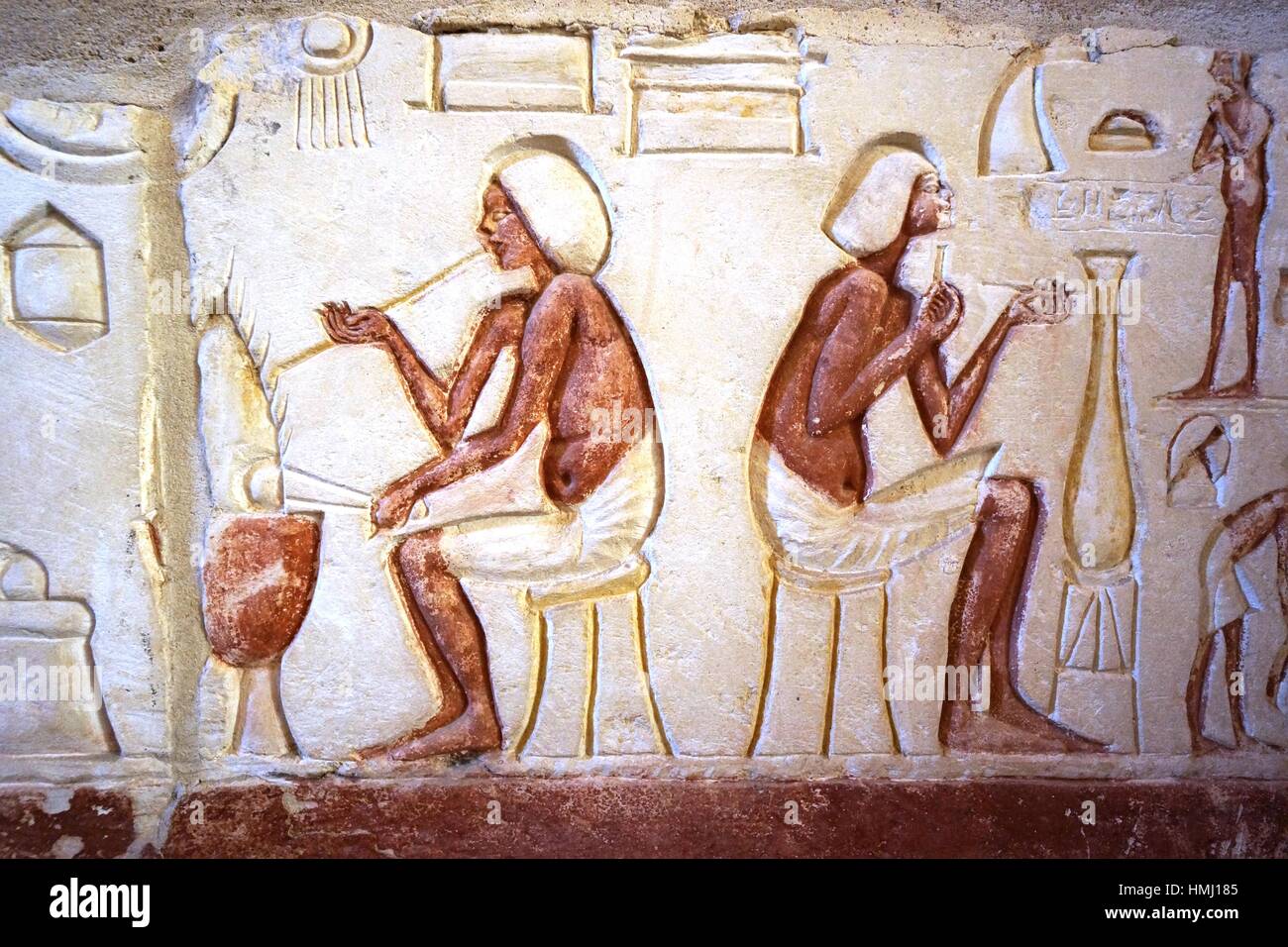 Los artesanos. Mastaba de Horemheb. La necrópolis de Saqqara. El Bajo