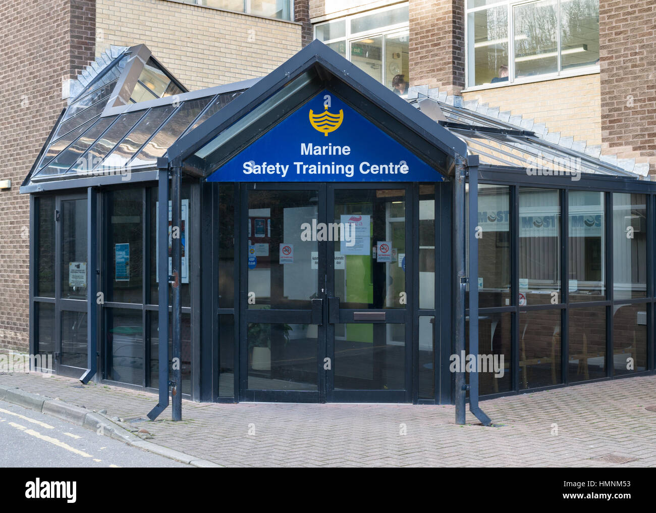 Centro de Formación de seguridad marina, South Tyneside College, South Shields, al noreste de Inglaterra, Reino Unido. Foto de stock